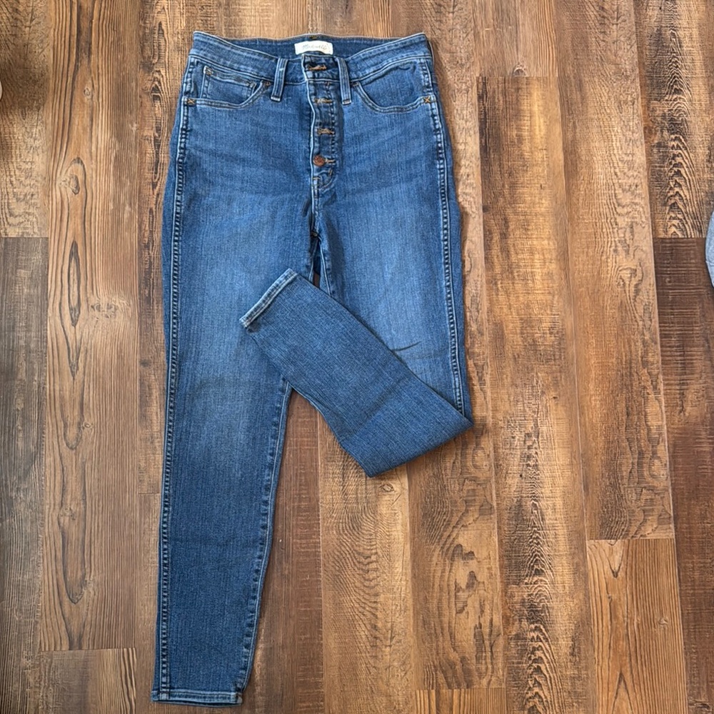 Madewell high rise skinny jeans